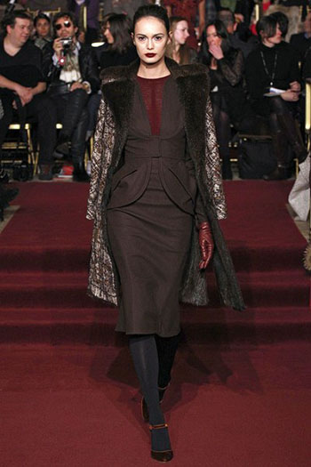 Zac Posen Fall Winter Fashion Clothing Women Look 10