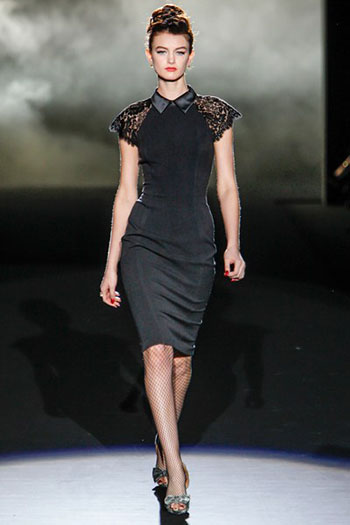 Badgley Mischka Fall Winter Fashion Women Look 10