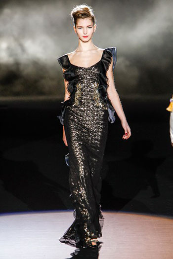 Badgley Mischka Fall Winter Fashion Women Look 15