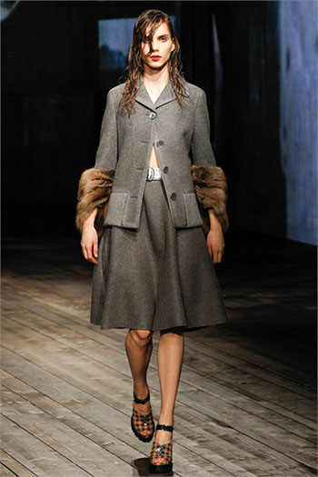 Lifestyle Prada fall winter womens wear fashion look 6