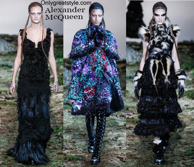 Clothing Alexander McQueen fall winter 2014 2015 womenswear