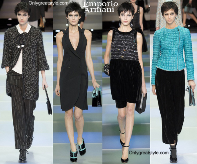 Clothing Emporio Armani fall winter 2014 2015 womenswear