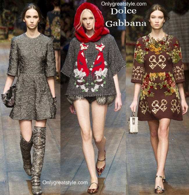 Clothing accessories Dolce Gabbana fall winter 2014 2015