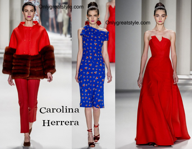 Fashion Carolina Herrera fall winter 2014 2015 womenswear