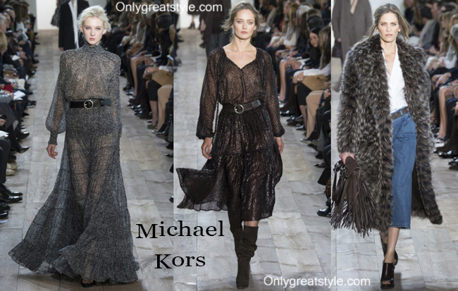 Fashion Michael Kors fall winter 2014 2015 womenswear