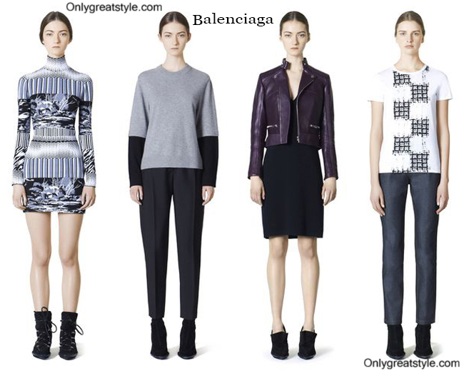 Fashion clothing Balenciaga fall winter 2014 2015 womenswear