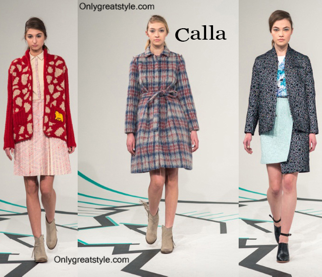 Fashion clothing Calla fall winter 2014 2015 womenswear