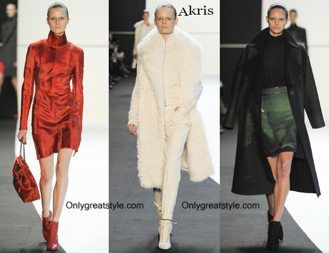 Fashion show Akris fall winter 2014 2015 womenswear