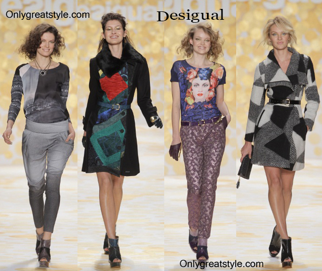 Fashion show Desigual fall winter 2014 2015 womenswear