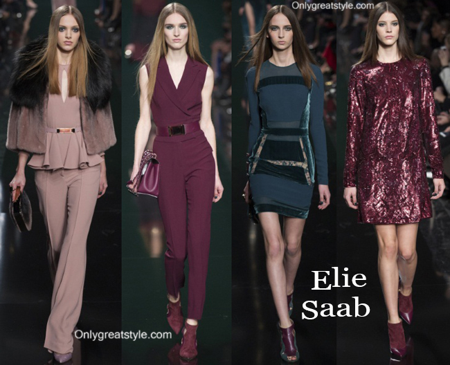 Fashion show Elie Saab fall winter 2014 2015 womenswear