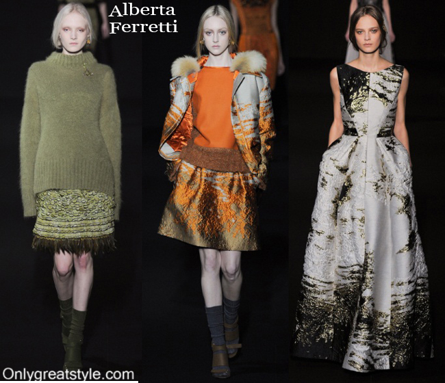 Alberta Ferretti fashion fall winter 2014 2015 womenswear