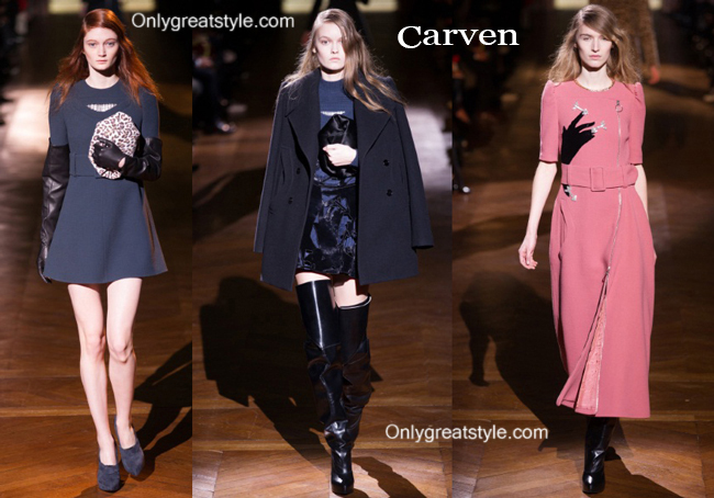 Carven fashion fall winter 2014 2015 womenswear clothing