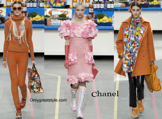 Chanel fashion fall winter 2014 2015 womenswear clothing