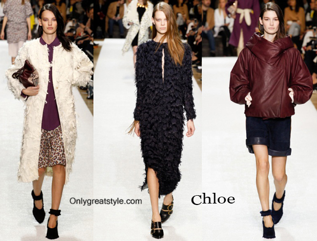 Chloe fashion fall winter 2014 2015 womenswear clothing
