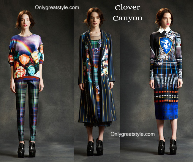 Clover Canyon fashion fall winter 2014 2015 womenswear