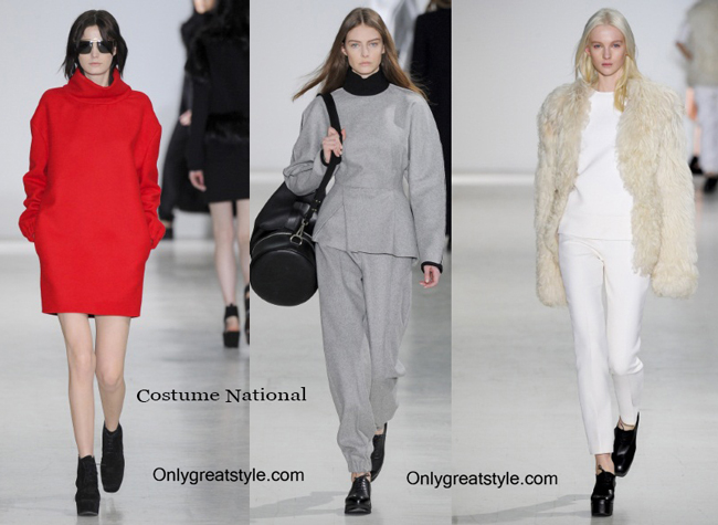 Costume National fashion fall winter 2014 2015 womenswear