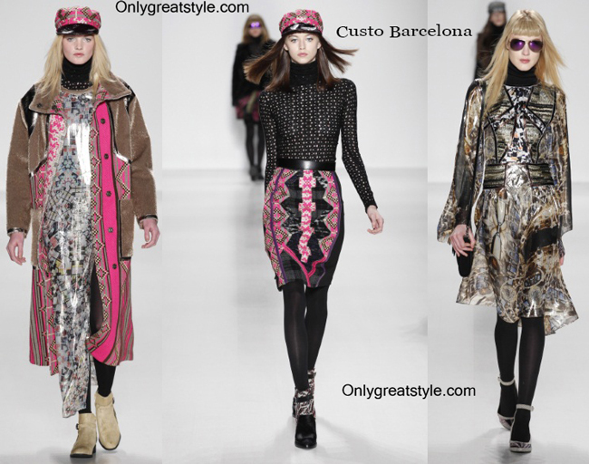 Custo Barcelona fall winter 2014 2015 womenswear fashion
