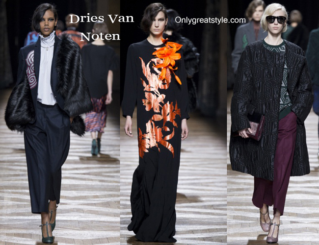 Dries Van Noten fall winter 2014 2015 womenswear fashion