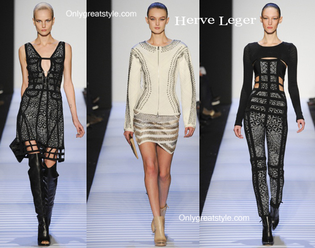 Herve Leger fall winter 2014 2015 womenswear fashion