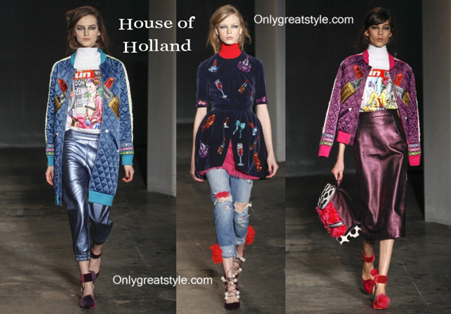 House of Holland fall winter 2014 2015 womenswear fashion