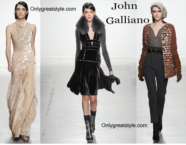 John Galliano fall winter 2014 2015 womenswear fashion