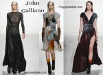 John Galliano fashion clothing fall winter