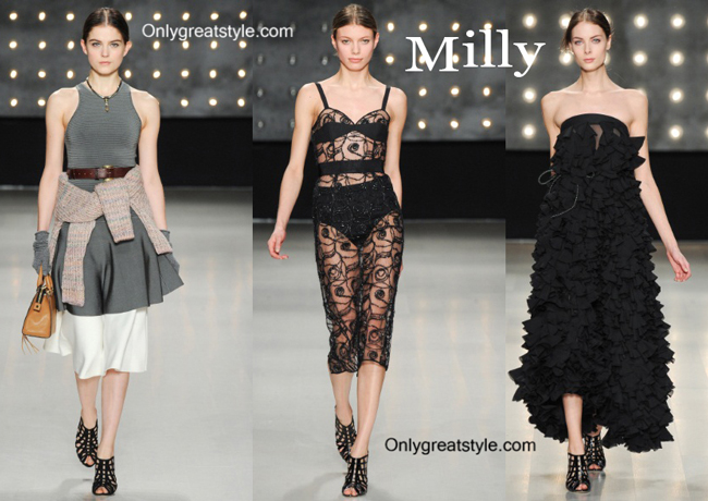 Milly fall winter 2014 2015 womenswear fashion