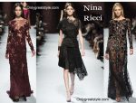 Nina Ricci fashion clothing fall winter