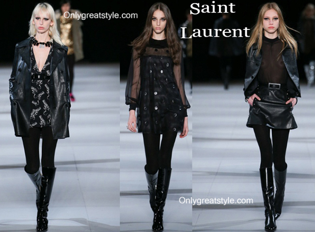 Saint Laurent fall winter 2014 2015 womenswear fashion