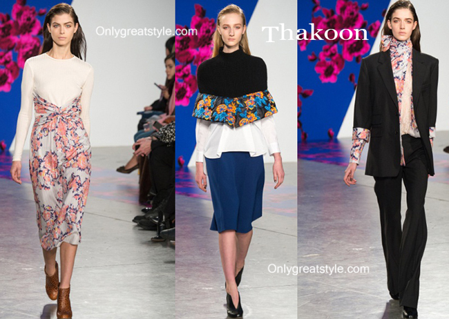 Thakoon fall winter 2014 2015 womenswear fashion