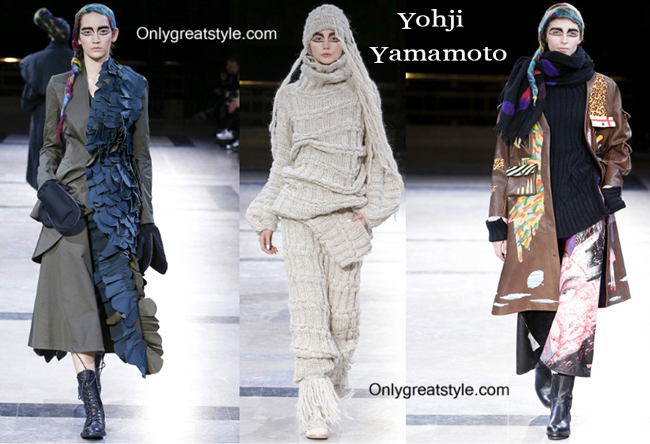 Yohji Yamamoto fall winter 2014 2015 womenswear fashion