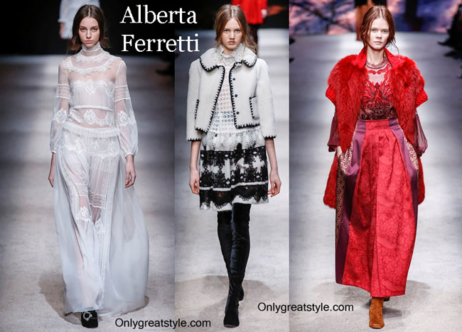 Alberta Ferretti fashion show fall winter 2015 2016 womenswear