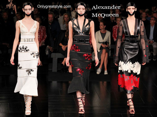 Alexander McQueen spring summer 2015 womenswear fashion clothing