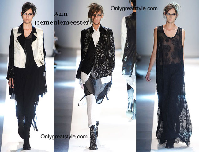 Ann Demeulemeester spring summer 2015 womenswear fashion