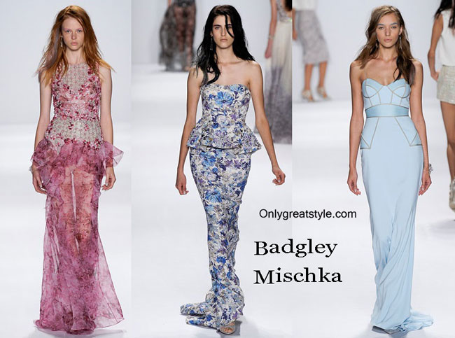 Badgley Mischka spring summer 2015 womenswear fashion clothing