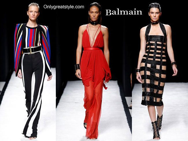 Balmain spring summer 2015 womenswear fashion clothing