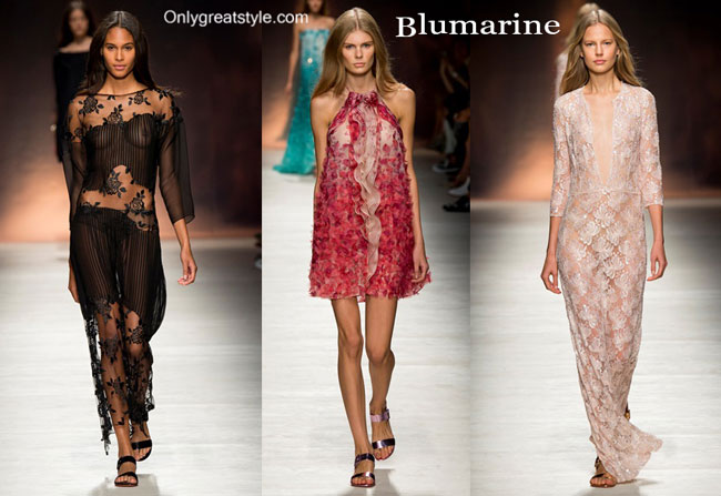 Blumarine spring summer 2015 womenswear fashion clothing