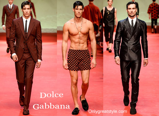 Dolce Gabbana spring summer 2015 menswear fashion clothing