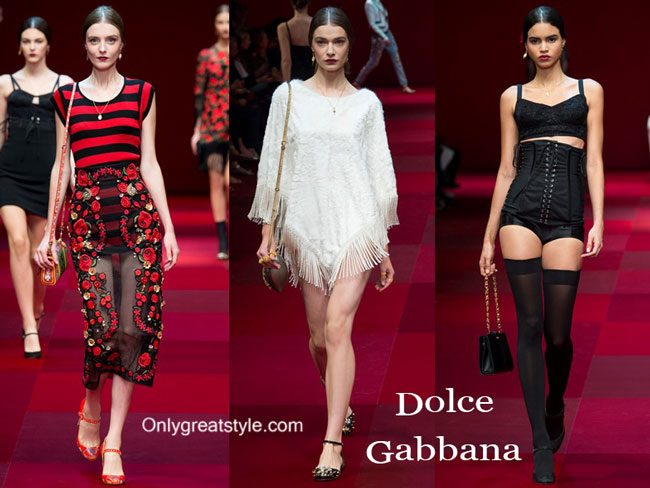 Dolce Gabbana spring summer 2015 womenswear fashion clothing
