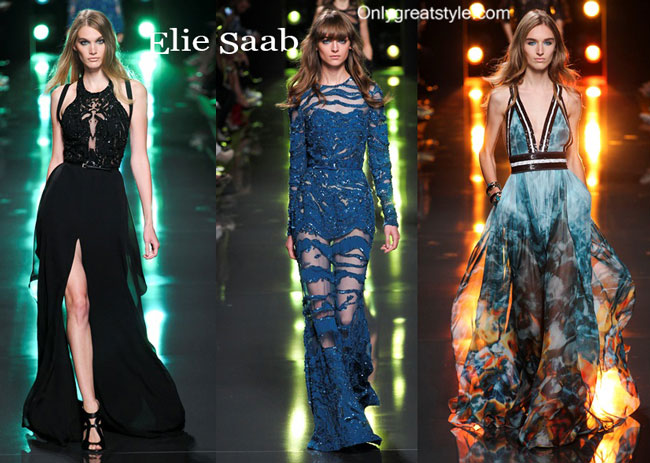 Elie Saab spring summer 2015 womenswear fashion clothing