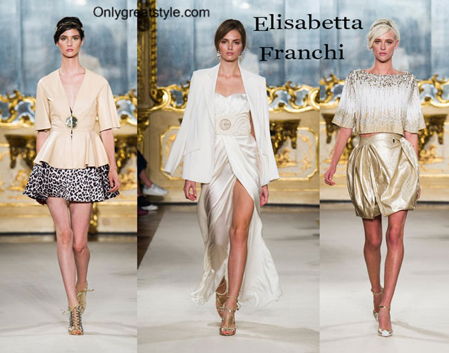 Elisabetta Franchi spring summer 2015 womenswear fashion clothing