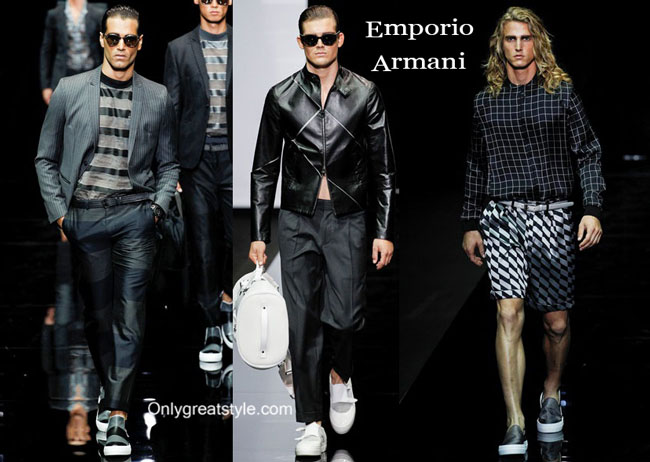Emporio Armani spring summer 2015 menswear fashion clothing