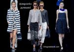 Emporio Armani spring summer 2015 womenswear fashion clothing