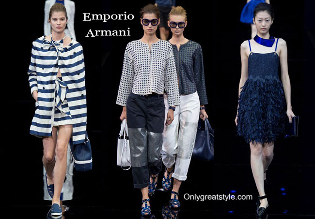 Emporio Armani spring summer 2015 womenswear fashion clothing
