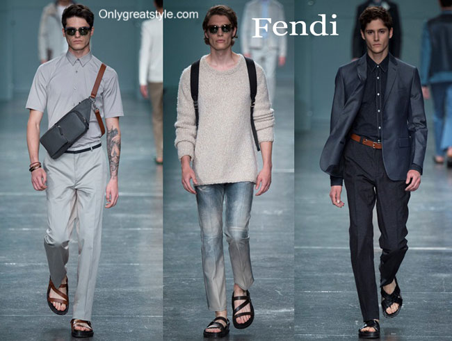 Fendi spring summer 2015 menswear fashion clothing