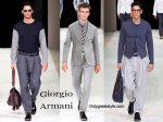 Giorgio Armani spring summer 2015 menswear fashion clothing