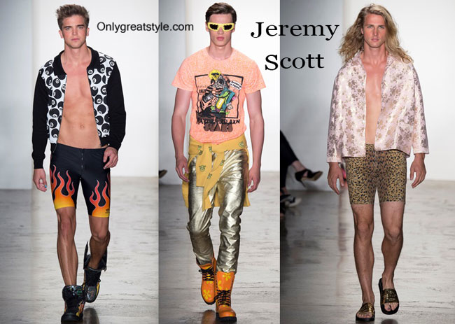 Jeremy Scott spring summer 2015 menswear fashion clothing