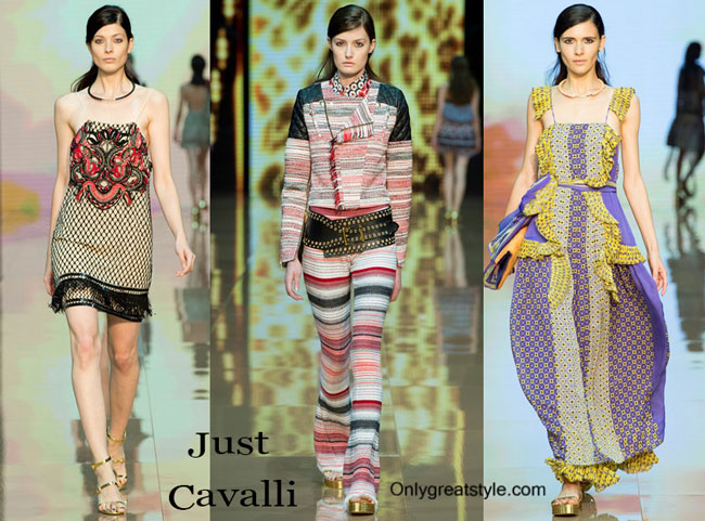Just Cavalli spring summer 2015 womenswear fashion clothing