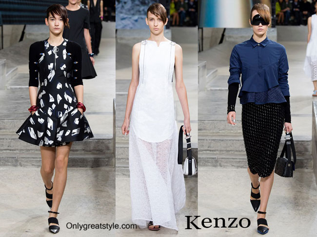 Kenzo spring summer 2015 womenswear fashion clothing