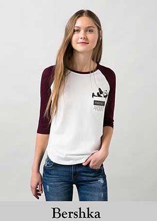 Bershka t shirts winter 2016 for women and girls 2